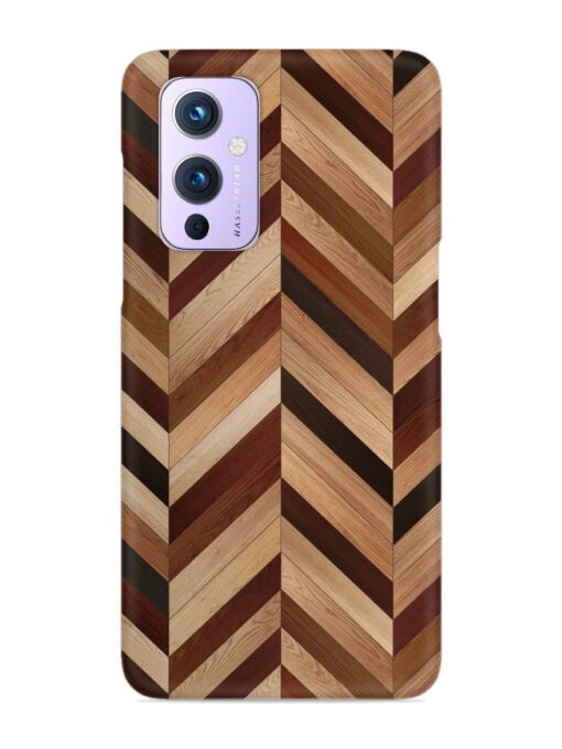 Seamless Wood Parquet Snap Case for Oneplus 9 (5G) Zapvi