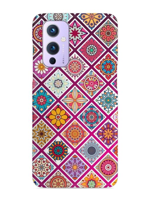 Seamless Tile Pattern Snap Case for Oneplus 9 (5G) Zapvi