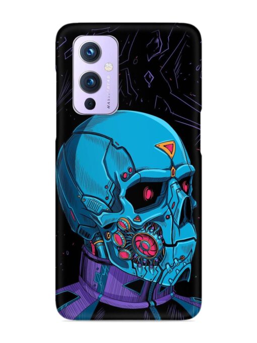 Skull Robo Vector Snap Case for Oneplus 9 (5G) Zapvi