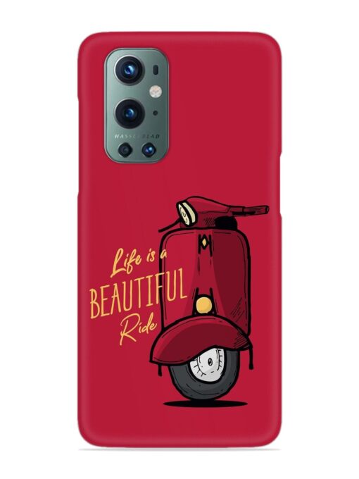Life Is Beautiful Rides Snap Case for Oneplus 9 Pro (5G) Zapvi