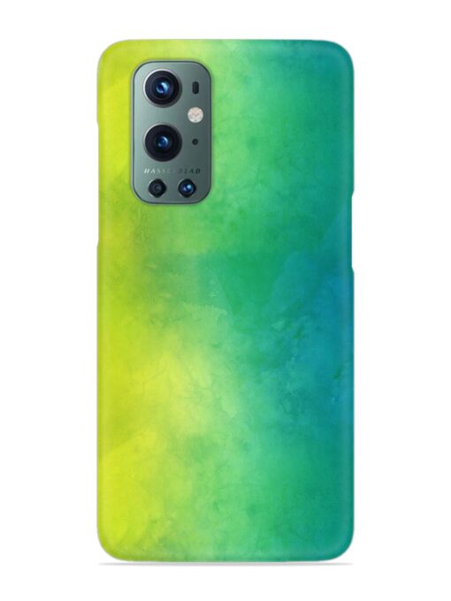 Yellow Green Gradient Snap Case for Oneplus 9 Pro (5G) Zapvi
