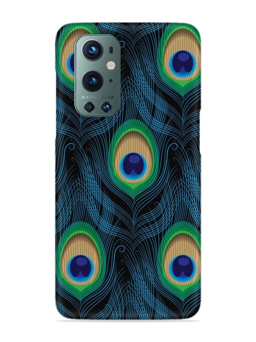 Seamless Pattern Peacock Snap Case for Oneplus 9 Pro (5G) Zapvi