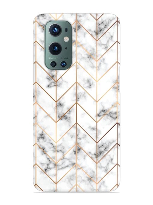 Vector Marble Texture Snap Case for Oneplus 9 Pro (5G) Zapvi