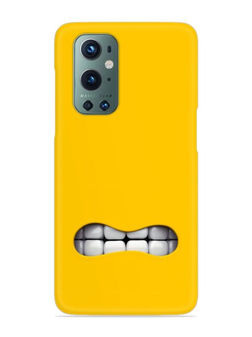 Mouth Character On Snap Case for Oneplus 9 Pro (5G) Zapvi