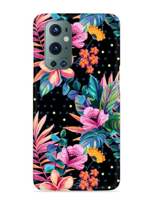 Seamless Floral Pattern Snap Case for Oneplus 9 Pro (5G) Zapvi