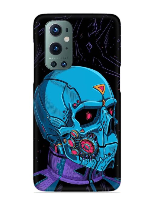 Skull Robo Vector Snap Case for Oneplus 9 Pro (5G) Zapvi