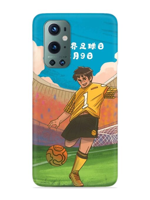 Soccer Kick Snap Case for Oneplus 9 Pro (5G) Zapvi