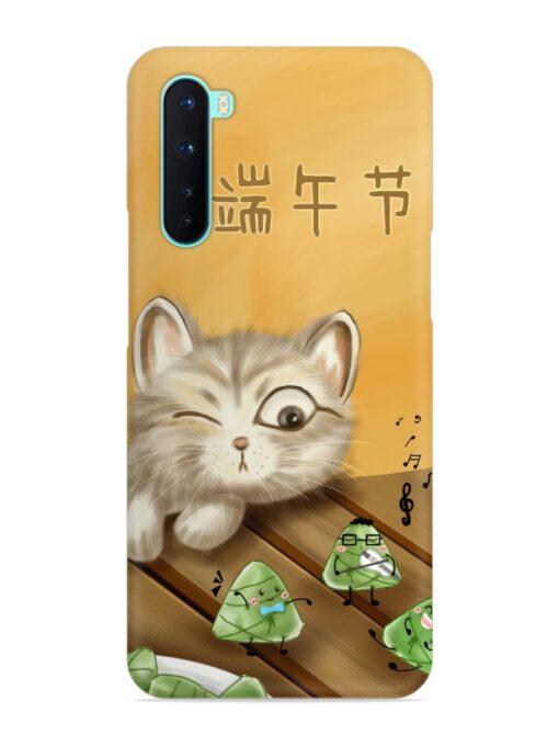 Cat Scorpion Dancing Snap Case for Oneplus Nord Zapvi