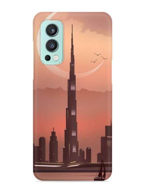 Landmark Burj Khalifa Snap Case for Oneplus Nord 2 (5G) Zapvi
