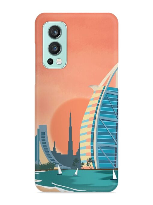 Dubai Architectural Scenery Snap Case for Oneplus Nord 2 (5G) Zapvi