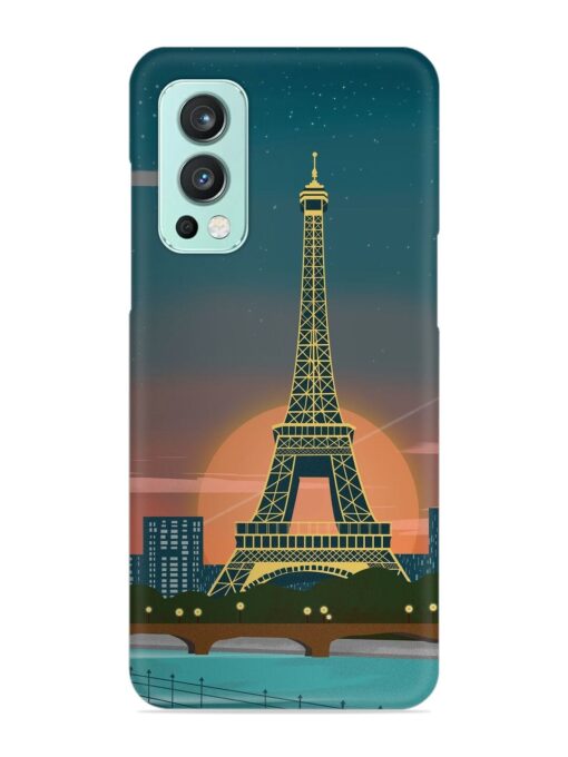 Scenery Architecture France Paris Snap Case for Oneplus Nord 2 (5G) Zapvi