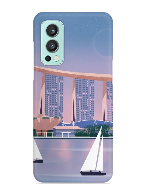 Singapore Scenery Architecture Snap Case for Oneplus Nord 2 (5G) Zapvi