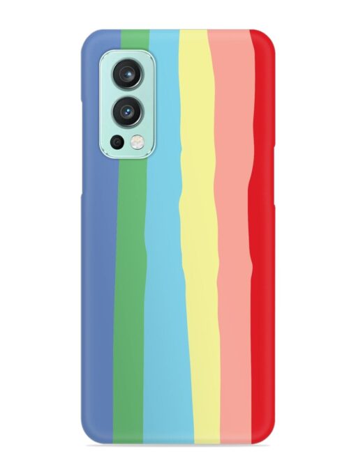 Rainbow Premium Shade Snap Case for Oneplus Nord 2 (5G) Zapvi