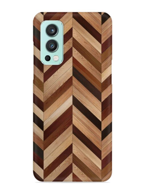 Seamless Wood Parquet Snap Case for Oneplus Nord 2 (5G) Zapvi