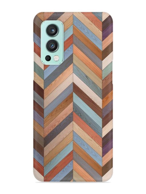 Seamless Wood Parquet Snap Case for Oneplus Nord 2 (5G) Zapvi