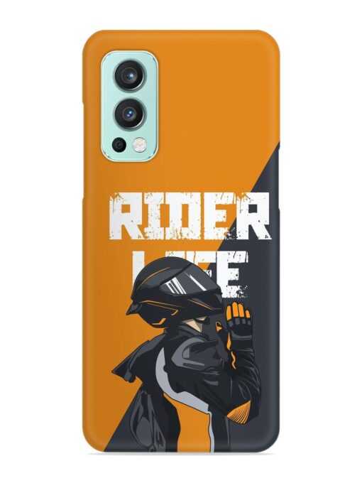 Rider Life Snap Case for Oneplus Nord 2 (5G) Zapvi