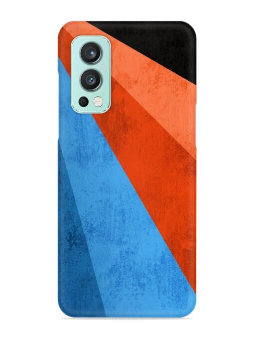 Modern Matte Abstract Snap Case for Oneplus Nord 2 (5G) Zapvi