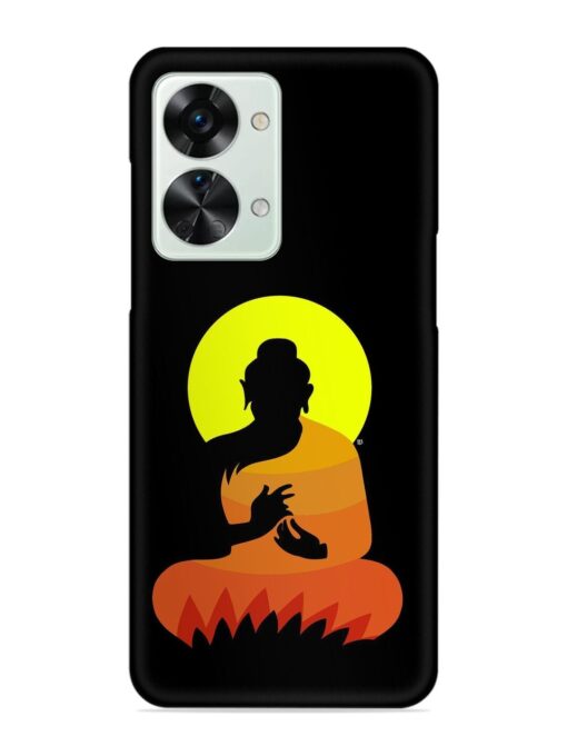 Buddha Art Black Snap Case for Oneplus Nord 2T (5G) Zapvi