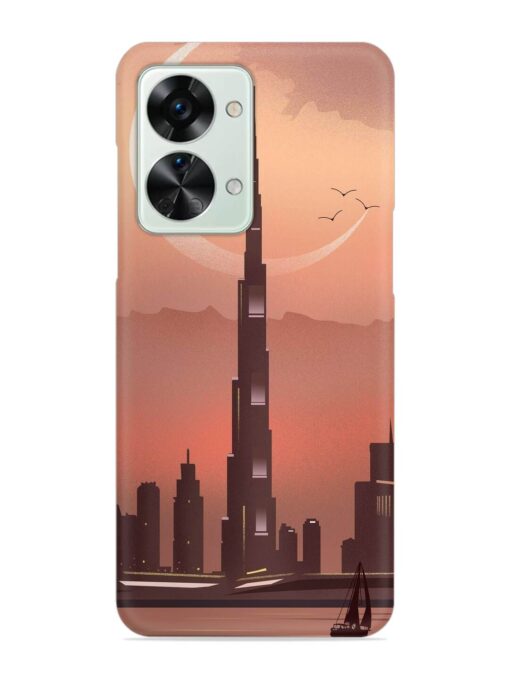 Landmark Burj Khalifa Snap Case for Oneplus Nord 2T (5G) Zapvi