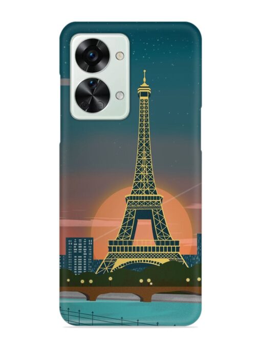 Scenery Architecture France Paris Snap Case for Oneplus Nord 2T (5G) Zapvi