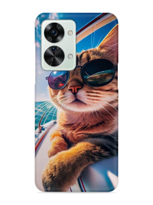 Cat In Style Snap Case for Oneplus Nord 2T (5G) Zapvi