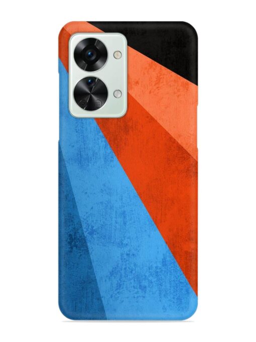 Modern Matte Abstract Snap Case for Oneplus Nord 2T (5G) Zapvi