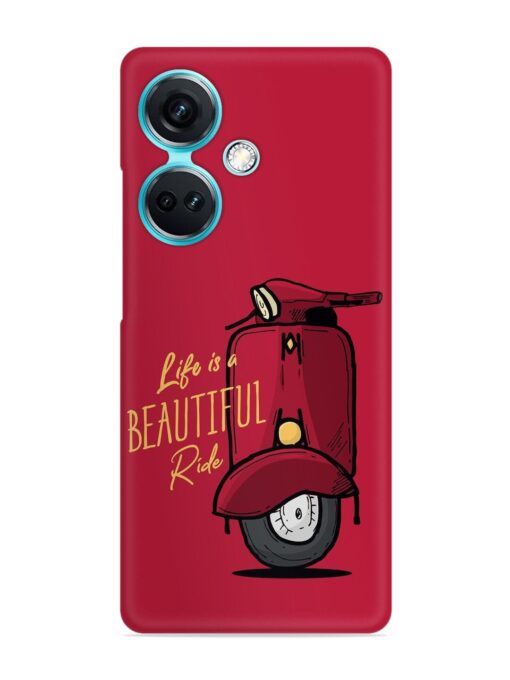 Life Is Beautiful Rides Snap Case for Oneplus Nord Ce 3 (5G) Zapvi