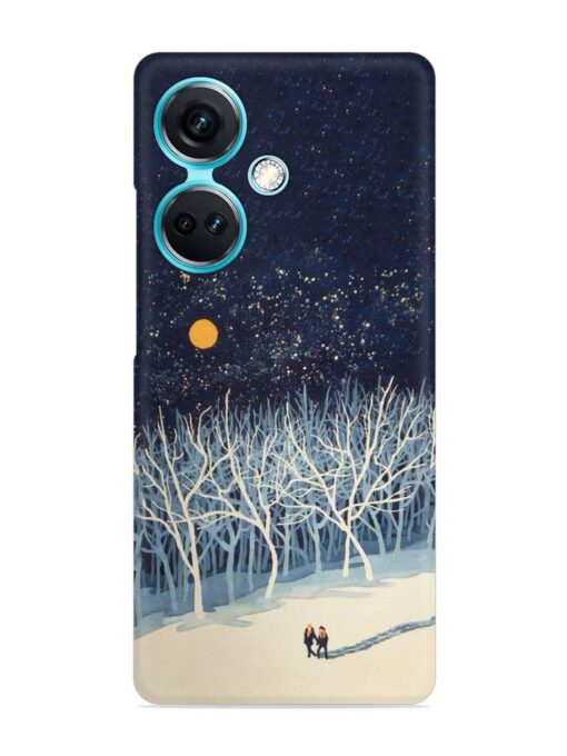Full Moon Snowshoe Tour Snap Case for Oneplus Nord Ce 3 (5G) Zapvi