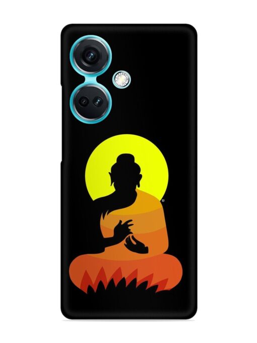 Buddha Art Black Snap Case for Oneplus Nord Ce 3 (5G) Zapvi