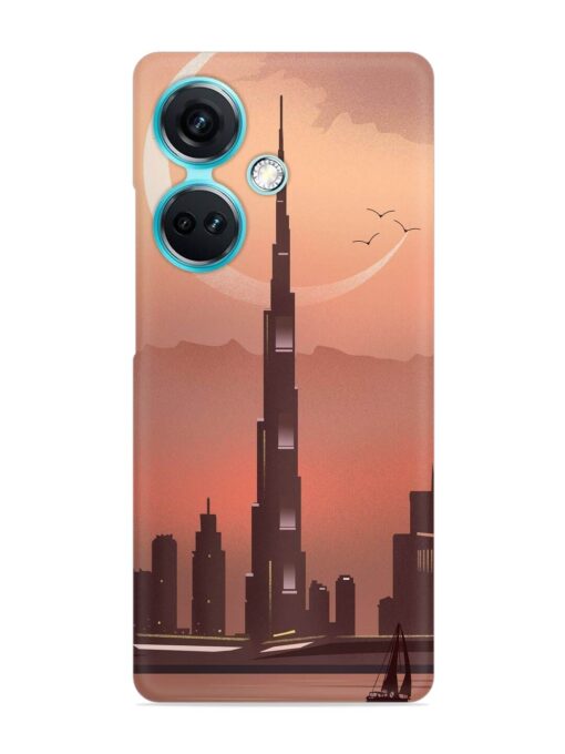 Landmark Burj Khalifa Snap Case for Oneplus Nord Ce 3 (5G) Zapvi