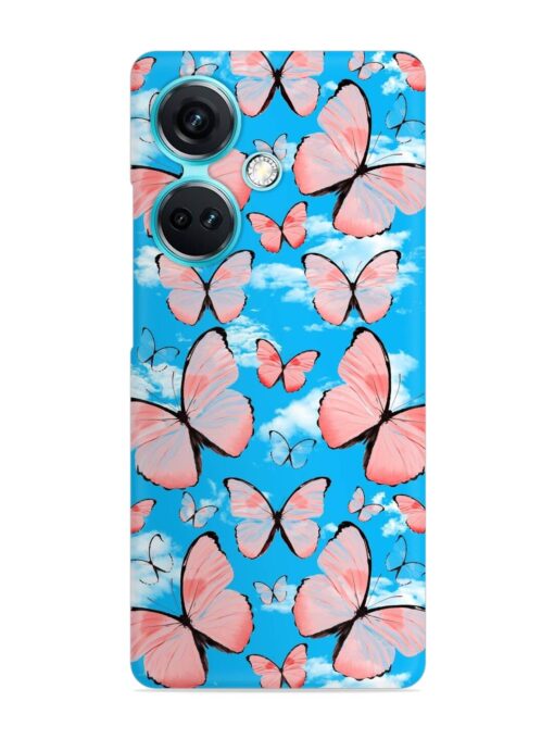 Seamless Pattern Tropical Snap Case for Oneplus Nord Ce 3 (5G) Zapvi