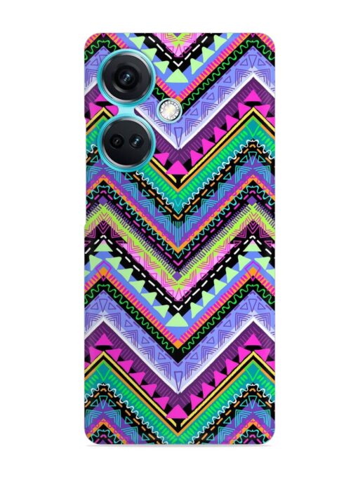 Tribal Aztec Print Snap Case for Oneplus Nord Ce 3 (5G) Zapvi