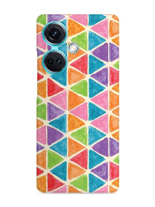 Seamless Colorful Isometric Snap Case for Oneplus Nord Ce 3 (5G) Zapvi