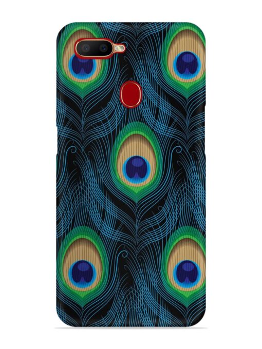 Seamless Pattern Peacock Snap Case for Oppo A11K Zapvi