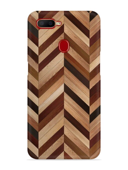 Seamless Wood Parquet Snap Case for Oppo A11K Zapvi