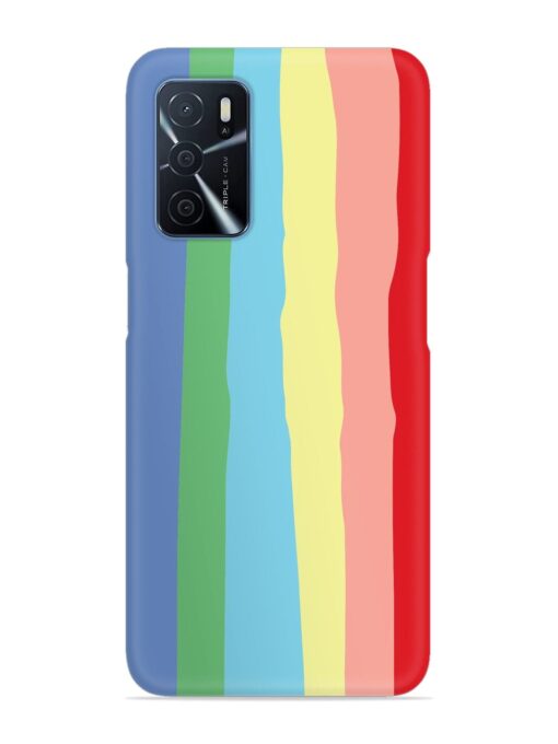 Rainbow Premium Shade Snap Case for Oppo A16 Zapvi