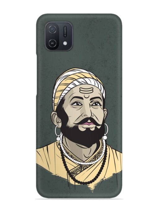 Shivaji Maharaj Vector Art Snap Case for Oppo A16K Zapvi