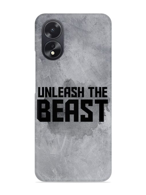 Unleash The Beast Snap Case for Oppo A38 Zapvi
