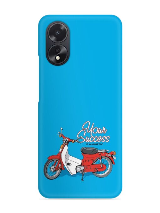 Motorcycles Image Vector Snap Case for Oppo A38 Zapvi