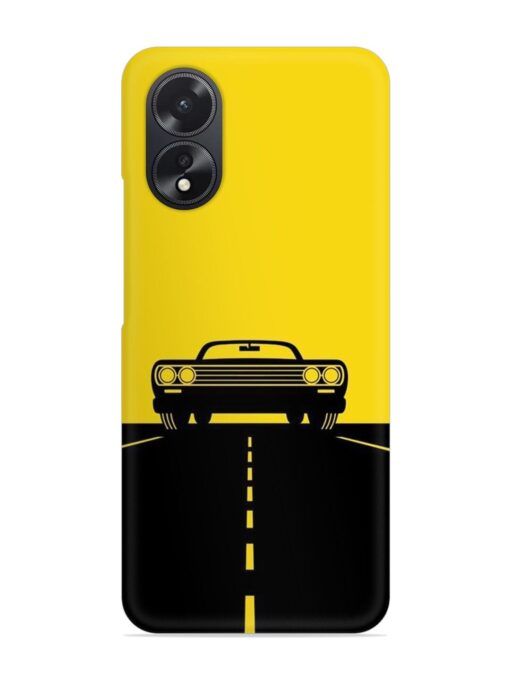 Classic Car Snap Case for Oppo A38 Zapvi