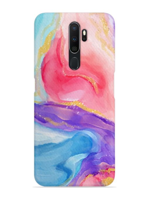 Watercolor Gradient Snap Case for Oppo A5 (2020) Zapvi
