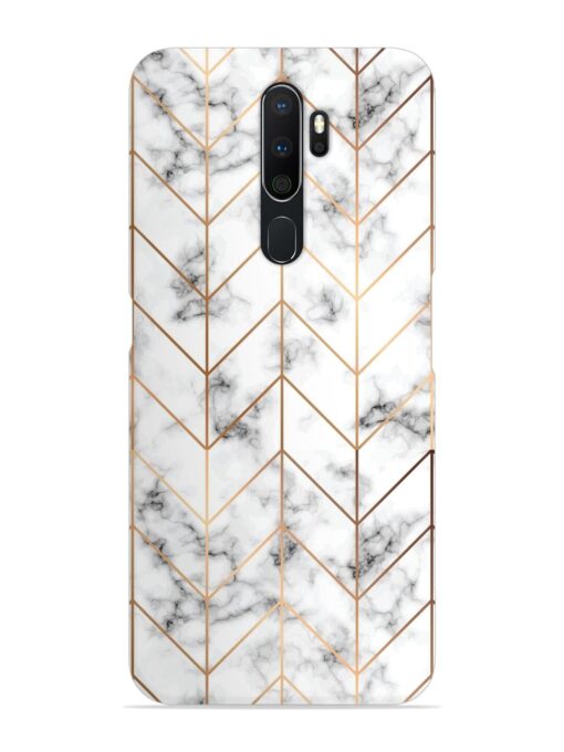 Vector Marble Texture Snap Case for Oppo A5 (2020) Zapvi
