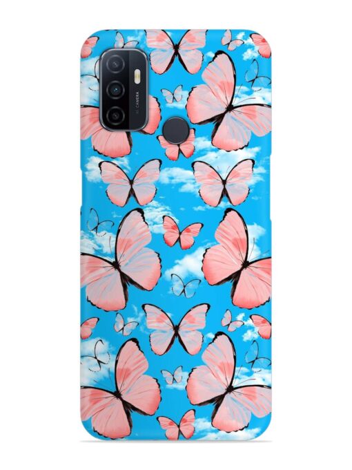 Seamless Pattern Tropical Snap Case for Oppo A53 Zapvi