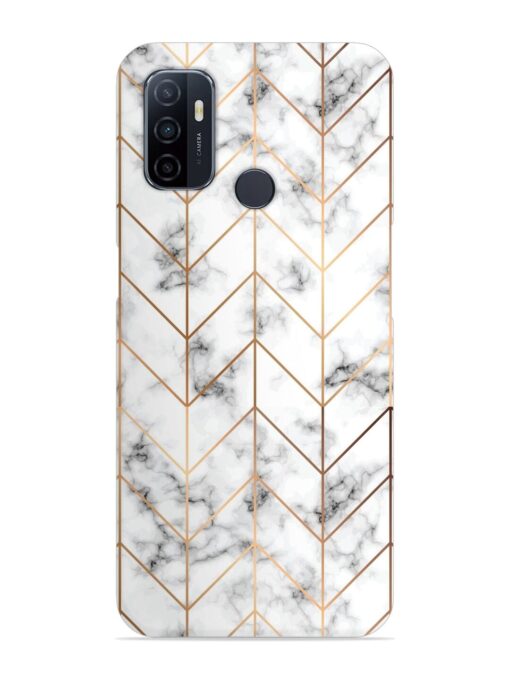 Vector Marble Texture Snap Case for Oppo A53 Zapvi