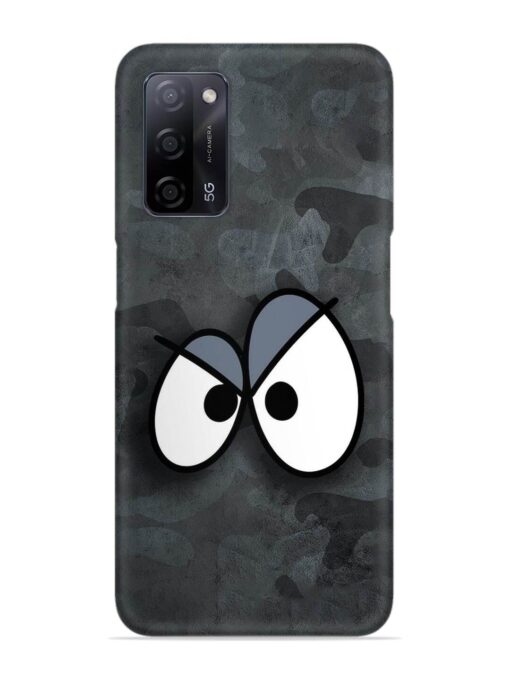Big Eyes Night Mode Snap Case for Oppo A53S (5G) Zapvi