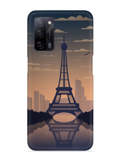 France Paris Eiffel Tower Gradient Snap Case for Oppo A53S (5G) Zapvi