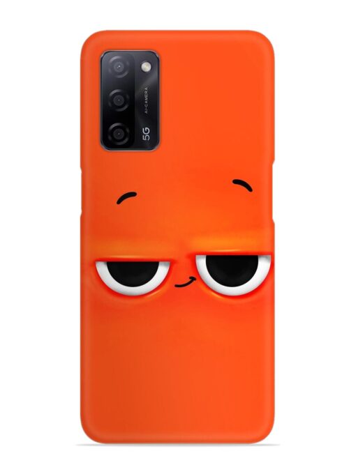 Smiley Face Snap Case for Oppo A53S (5G) Zapvi