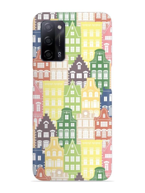 Seamless Shapes Pattern Snap Case for Oppo A53S (5G) Zapvi