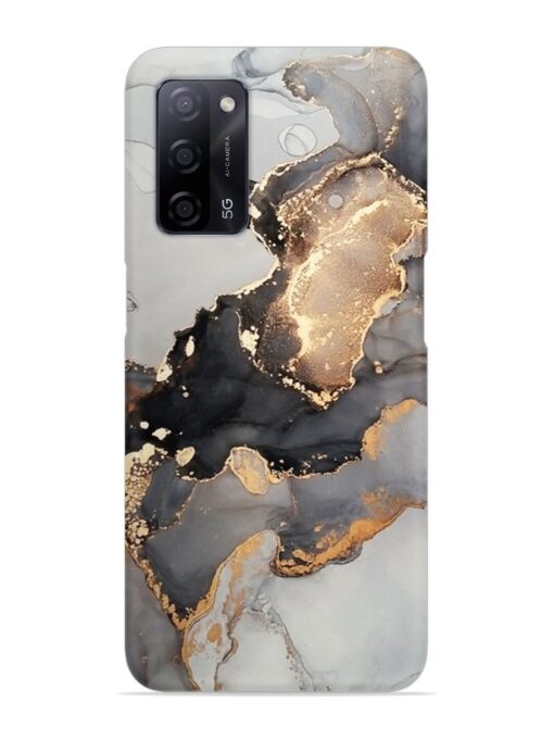 Luxury Abstract Fluid Snap Case for Oppo A53S (5G) Zapvi