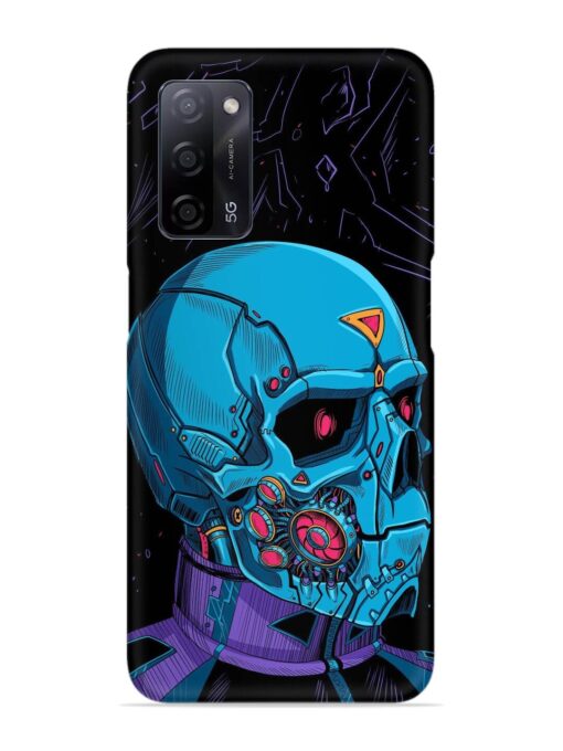 Skull Robo Vector Snap Case for Oppo A53S (5G) Zapvi